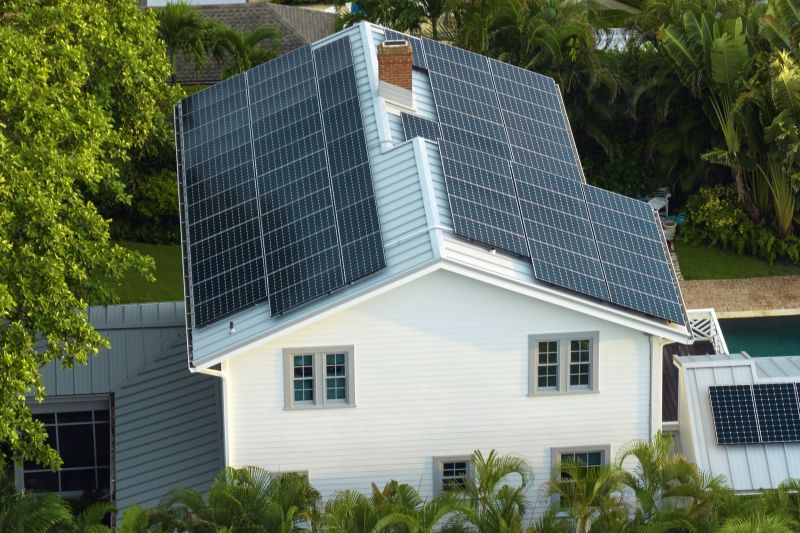 Home with Solar Panels